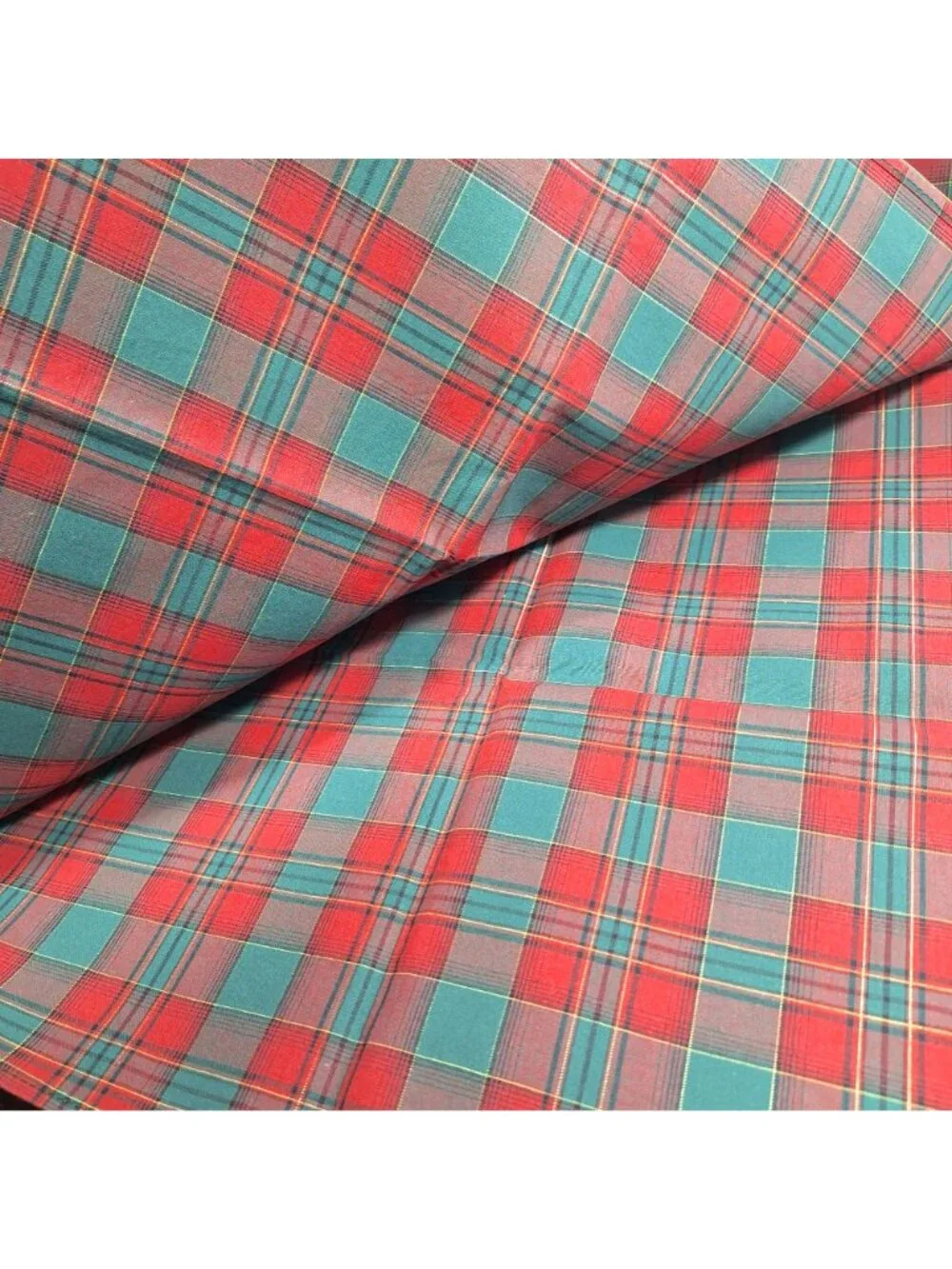 Longaberger Evergreen Plaid 4 Napkins 36" Square Tablecloth Set Open Package - Picture 8 of 16